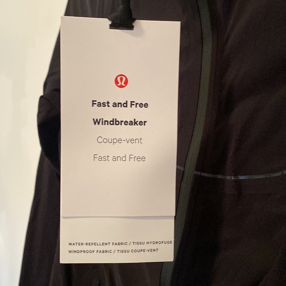 Lululemon fast and free windbreaker - Picture 3 of 5